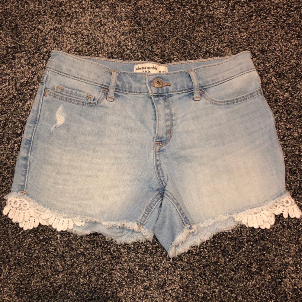 Abercrombie Kids MIDI Short Girls Size 11/12 lace